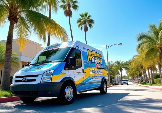 Appliance Repair Wizard service van in St. Petersburg